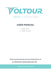 VOLTOUR 20EB-FOLDWT User Manual