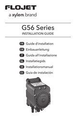 Xylem FLOJET G56B00HG Installation Manual