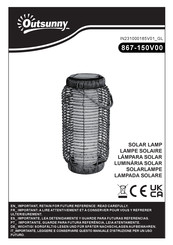 Outsunny 867-150V00 Manual