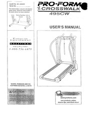 Pro-Form CROSSWALK 495CW User Manual