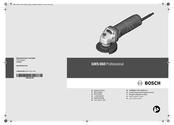 Bosch Professional GWS 060 Original Instructions Manual