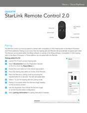 Starkey StarLink Remote Control 2.0 Quick Tips