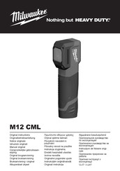 Milwaukee M12CML-401 Original Instructions Manual