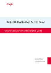 Ruijie RG-MAP852V3 Hardware  Installation And Reference Manual