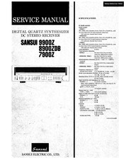 Sansui 7900Z Service Manual