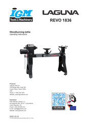 laguna Revo 1836 Operating Instructions Manual