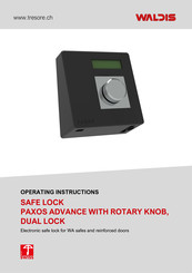 WALDIS PAXOS ADVANCE Operating Instructions Manual