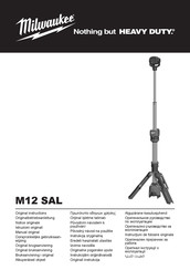 Milwaukee M12 SAL Original Instructions Manual