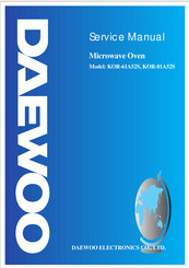 Daewoo KOR-81A52S Service Manual