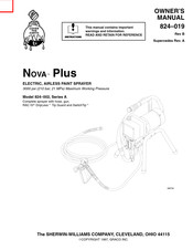 Graco NOVA Plus l 824-002 Owner's Manual