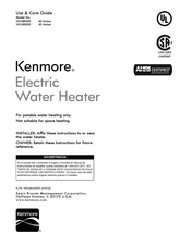 Sears Kenmore 153.589400 Use & Care Manual