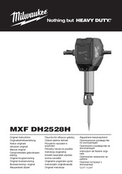 Milwaukee MXF DH2528H-0 Original Instructions Manual