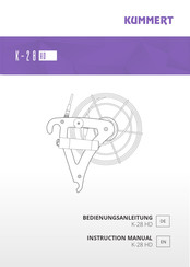 Kummert K-28 HD Instruction Manual