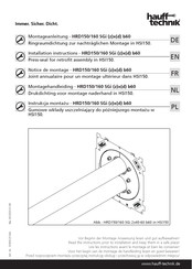Hauff-Technik HRD150 SGi x b60 Installation Instructions Manual