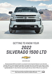 Chevrolet SILVERADO 1500 LTD 2022 Getting To Know Manual