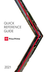 Toyota Prius Prime 2021 Quick Reference Manual