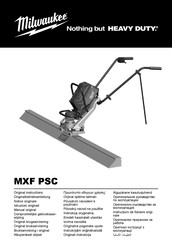 Milwaukee MXF PSC Original Instructions Manual