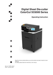 Morgana ColorCut SC6500 Series Operating	 Instruction