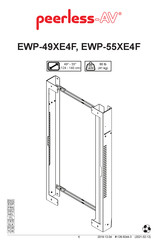 peerless-AV EWP-55XE4F Manual