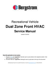 Bergstrom Dual Zone Front HVAC Service Manual