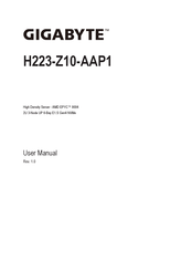 Gigabyte H223-Z10-AAP1 User Manual