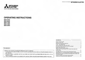 Mitsubishi Electric MSH-07RV Operating Instructions Manual