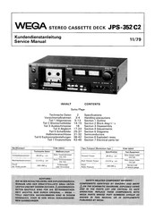 Wega JPS-352 C2 Service Manual