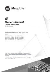 MegaLife ML-RS-CQ16Pd/NaE-K Owner's Manual