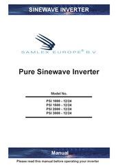 Samlex Europe PSI 1500-12/24 Manual