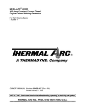 Thermadyne THERMAL ARC MECA-ARC 40300 Owner's Manual