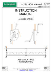 FIXATOR m.lift 400 Instruction Manual