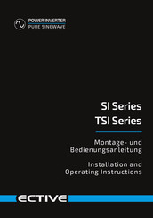 ECTIVE SI Series Installation And Operating Instructions Manual