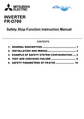 Mitsubishi Electric FR-E700-NC Instruction Manual
