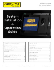 HandyTrac Touch Installation & Operation Manual
