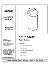Sears SOLID STATE 625.348320 Owner's Manual