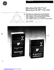 GE MicroVersa Trip PM User Manual
