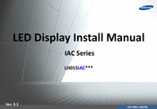 Samsung LH015IAC Series Install Manual