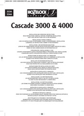 Hozelock Cyprio Cascade 3000 Installation And Operating Instructions Manual