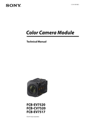 Sony FCB-CV7520 Technical Manual