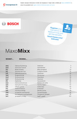 Bosch MSM88160 Instruction Manual