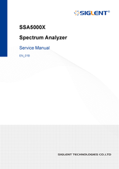 SIGLENT TECHNOLOGIES SSA5085A Service Manual
