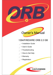 Castlewood 1394/FireWire ORB 2.2 GB Owner's Manual