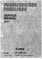 Canon PC300 Service Manual