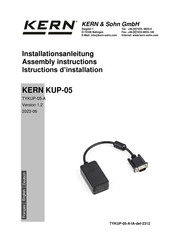 KERN KUP-05 Assembly Instructions Manual