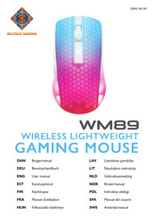 Deltaco Gaming WM89 User Manual