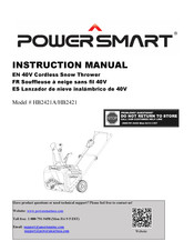 Power smart HB2421A Instruction Manual