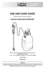 HDX 190770 Use And Care Manual