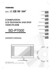 Toshiba SD-P7000 Owner's Manual