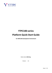 YTTEK YTPC100 Series Quick Start Manual