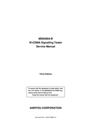 Anritsu MD8480B Service Manual